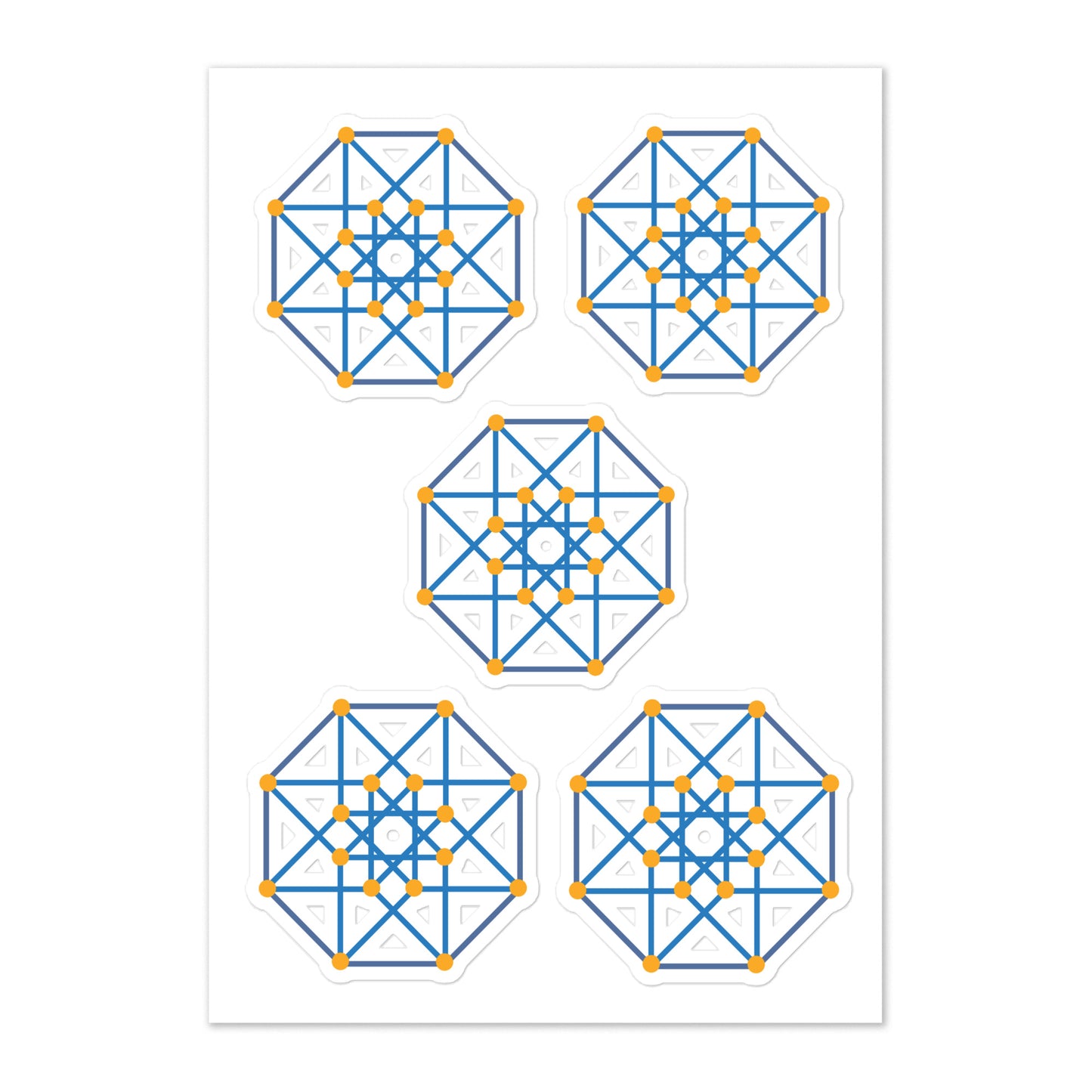 Hypercube Sticker Sheet