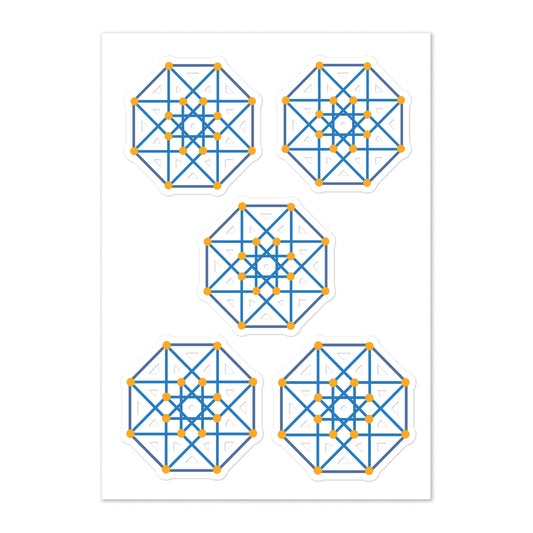 Hypercube Sticker Sheet